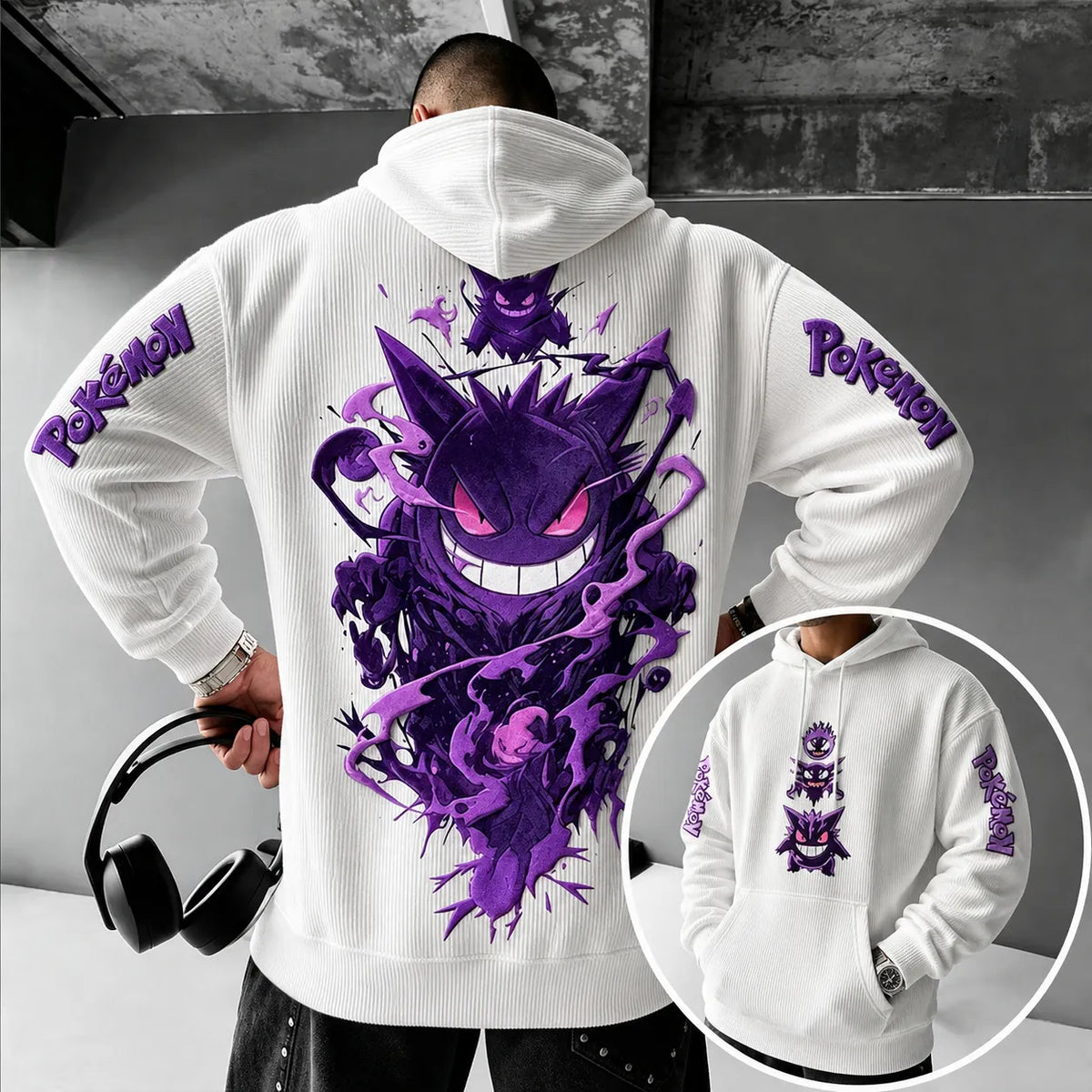 Pokémon Unisex Anime-print Hoodie