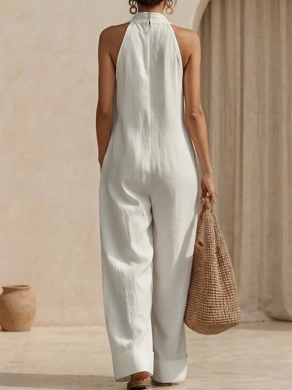 Clearance Sale🔥 Minimalist And Elegant Cozy Linen Jumpsuit