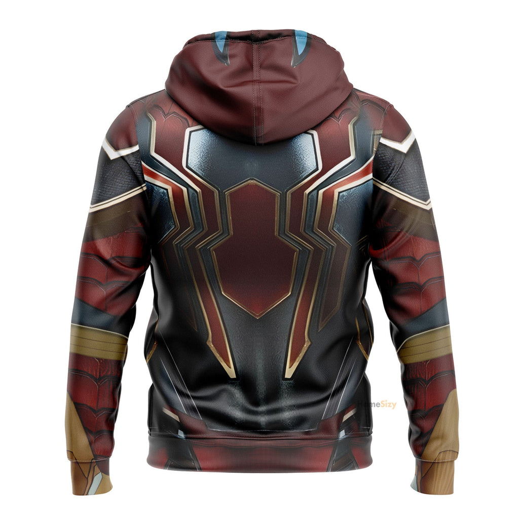 3D Spiderman Iron Spider Custom Cosplay Costume Hoodie QT211541Hg