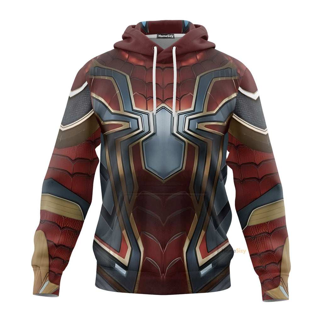 3D Spiderman Iron Spider Custom Cosplay Costume Hoodie QT211541Hg