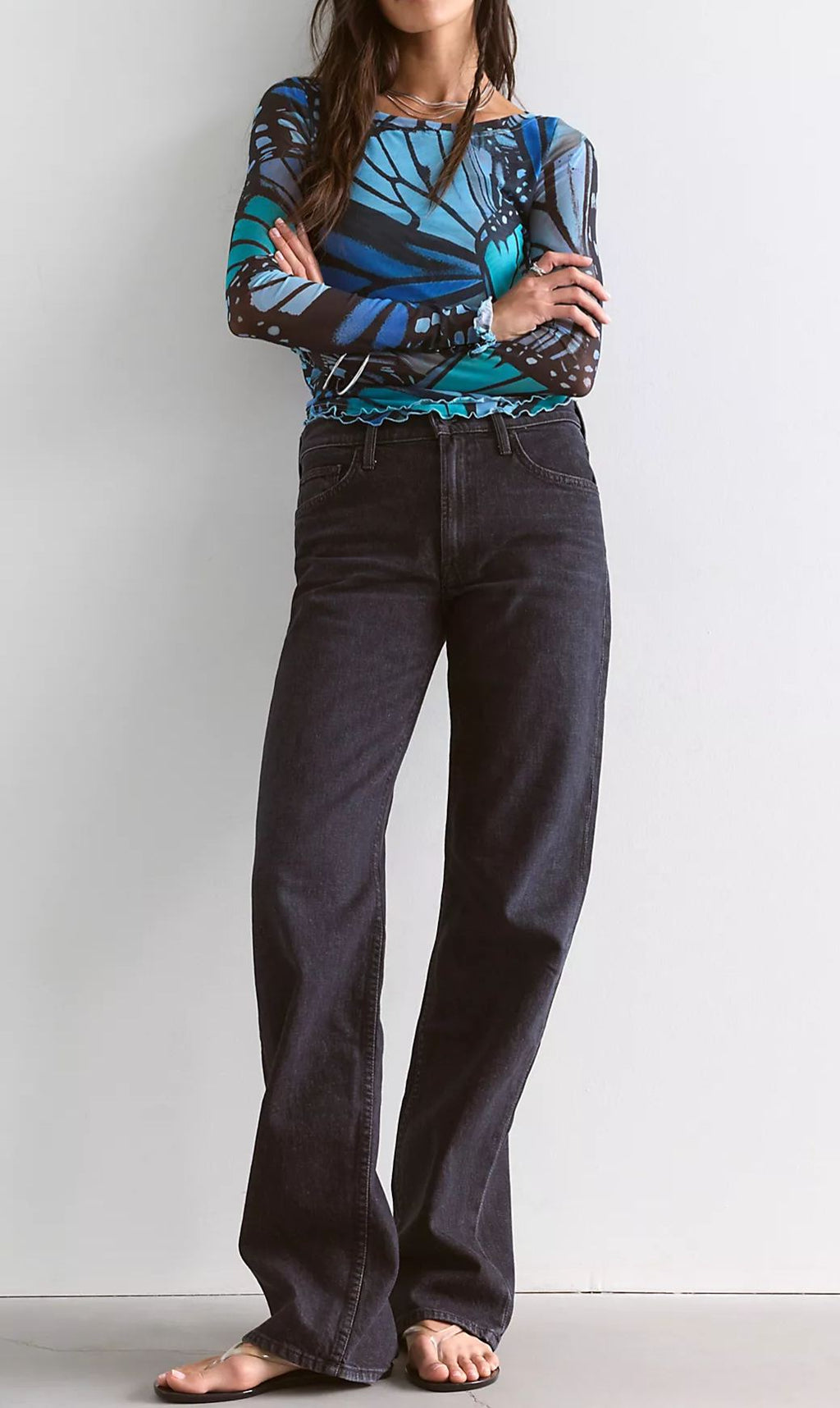 Hot Sales - Printed Long Sleeve Top