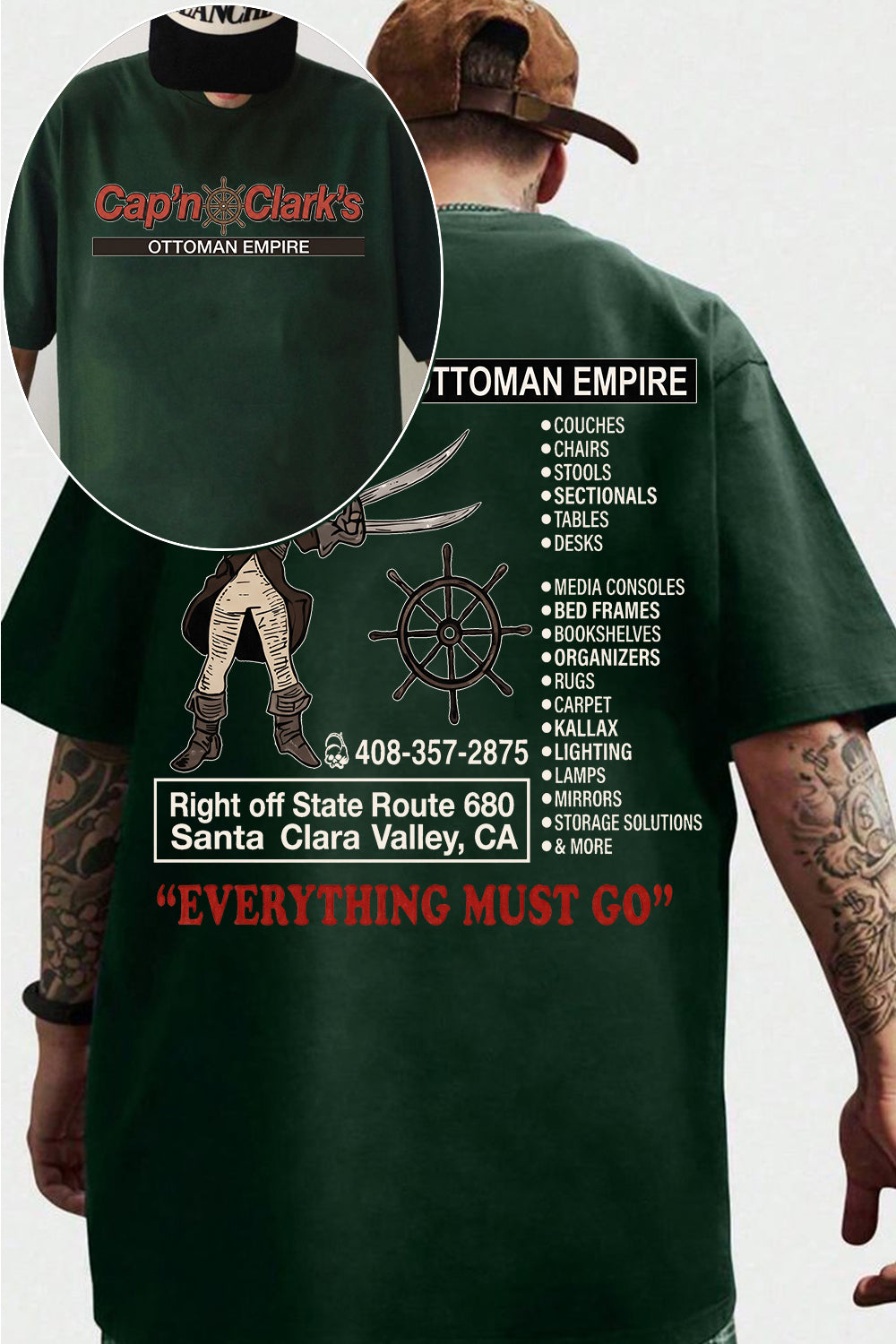 Retro Cap'n Clark’s Ottoman Empire Shirt