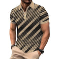 ⏳Time-Limited Special⏰Men's Geometric Print Collared Shirts – Muscle Fit, Breathable, Fade Resistant ✨ LF20444677KAQ